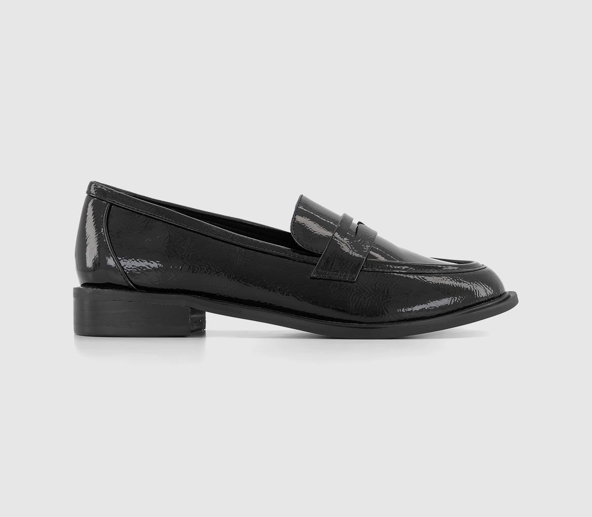 OFFICEFlaming Penny LoafersBlack Patent