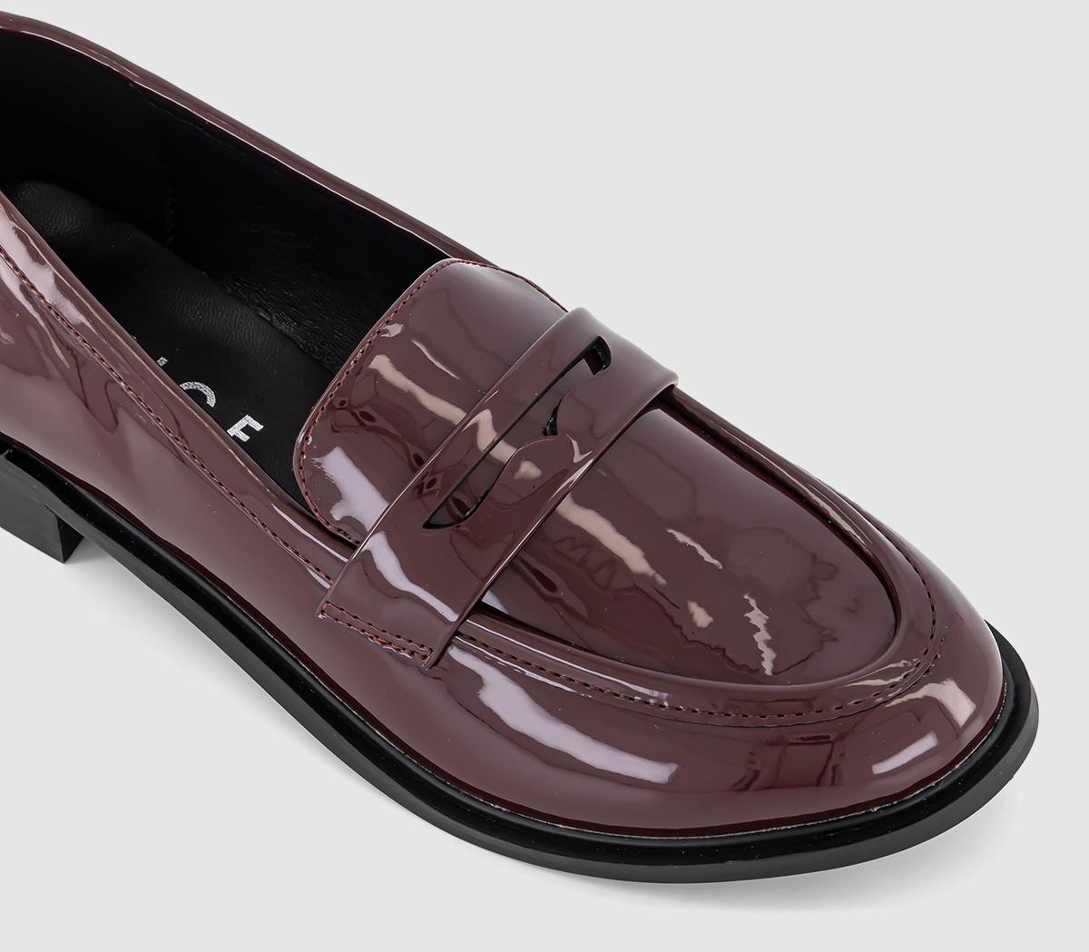 OFFICEFlaming Penny Loafers OFFICEFlaming Penny LoafersBurgundy Patent