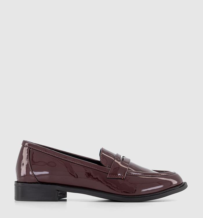 OFFICE Flaming Penny Loafers Burgundy Patent