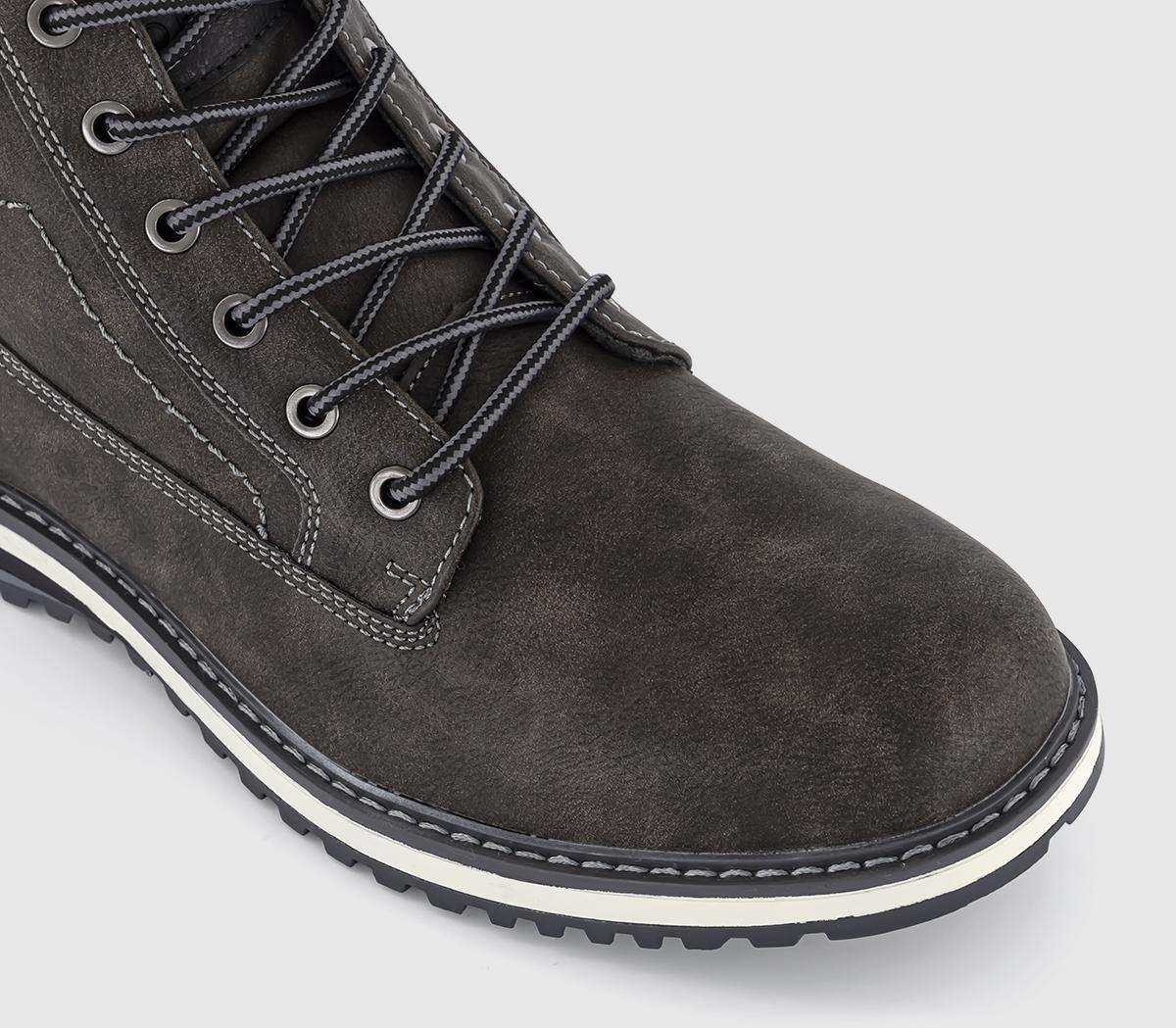 OFFICEBerrow Borg Lined Hybrid BootsGrey
