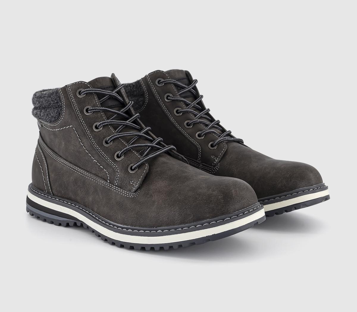 OFFICEBerrow Borg Lined Hybrid BootsGrey