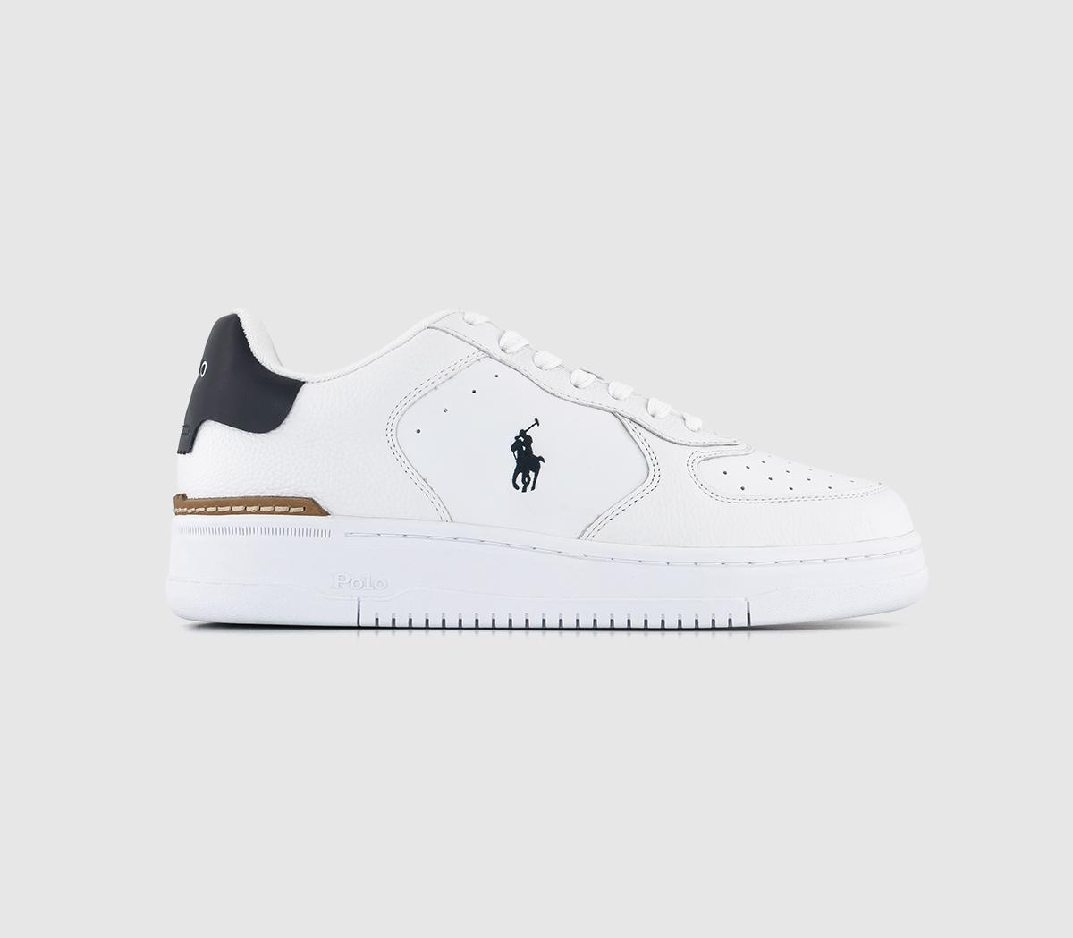 Polo Ralph LaurenMasters Court SneakersWhite Navy Pp