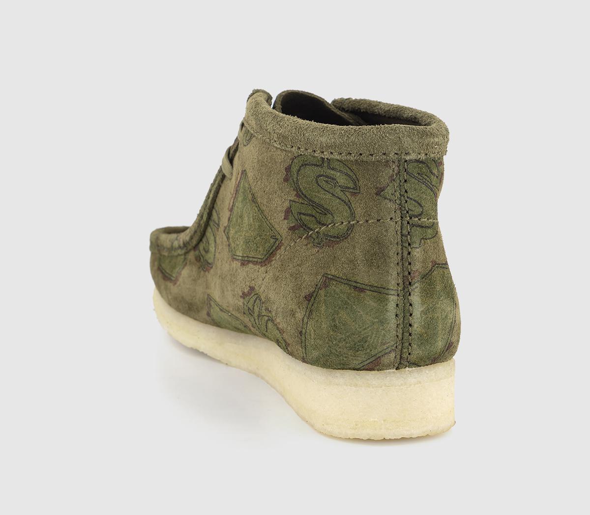 Clarks OriginalsBillionaire Boys Club X Clarks Originals WallabeeDark Green Int