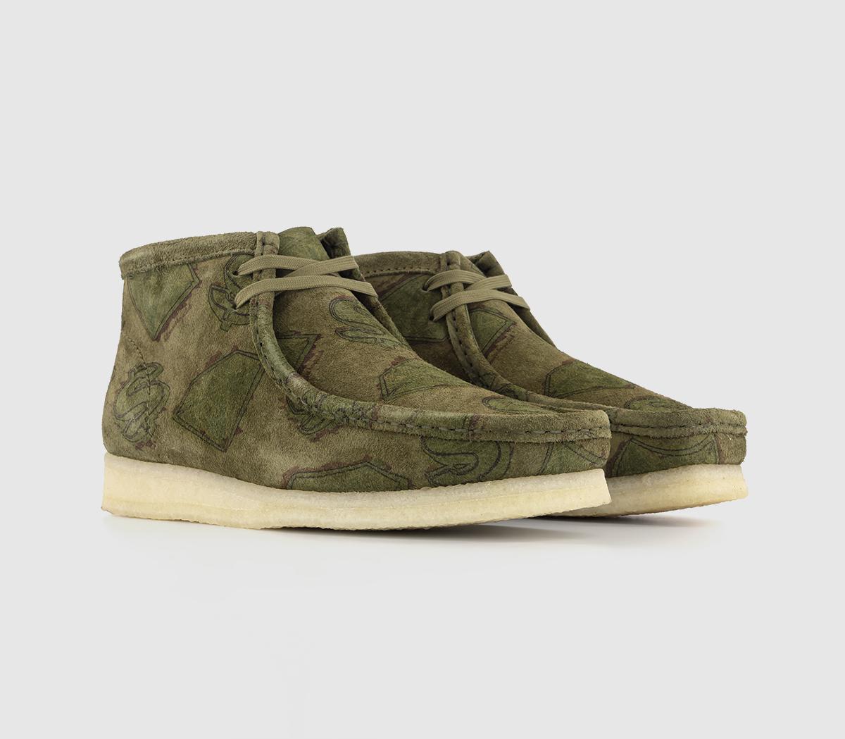 Clarks OriginalsBillionaire Boys Club X Clarks Originals WallabeeDark Green Int