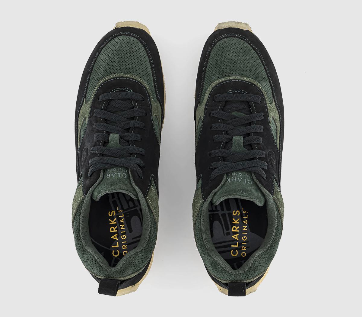 Clarks OriginalsLockhill TrainersDark Green Combi