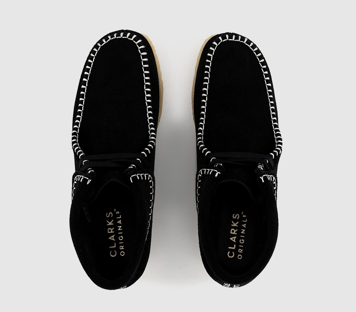 Clarks OriginalsClarks Originals Wallabee Stitch BootsBlack Suede