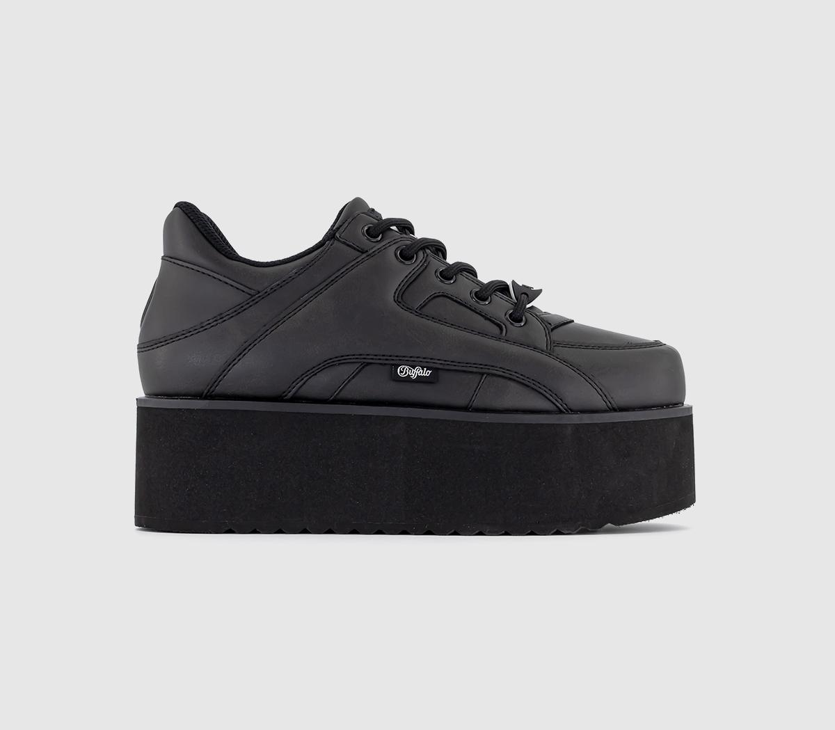 1330-6 Platform Shoes Black