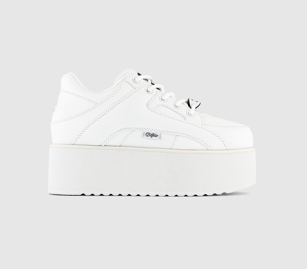 1330-6 Platform Shoes White