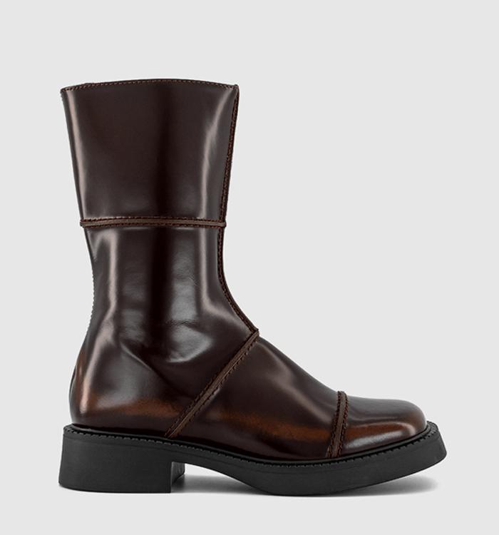 Miista Dahlia Boots Dark Brown