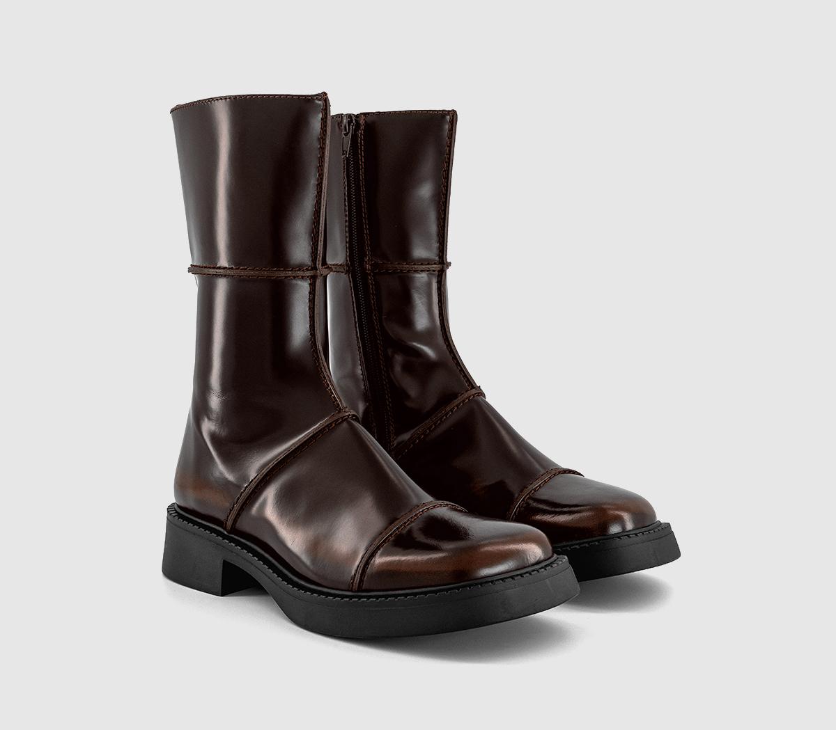 MiistaDahlia BootsDark Brown