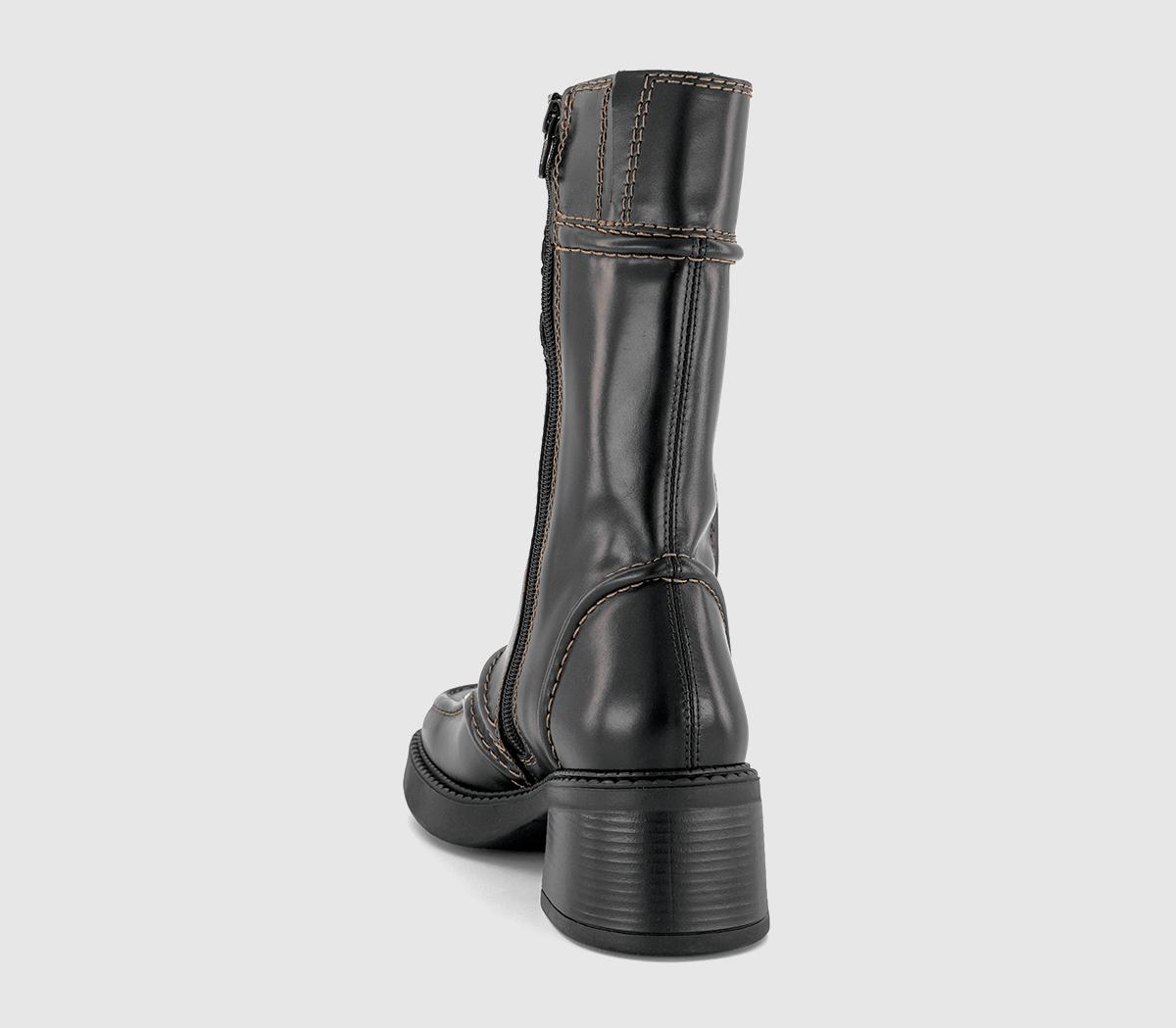 MiistaMaelene Ankle BootsBlack Brown