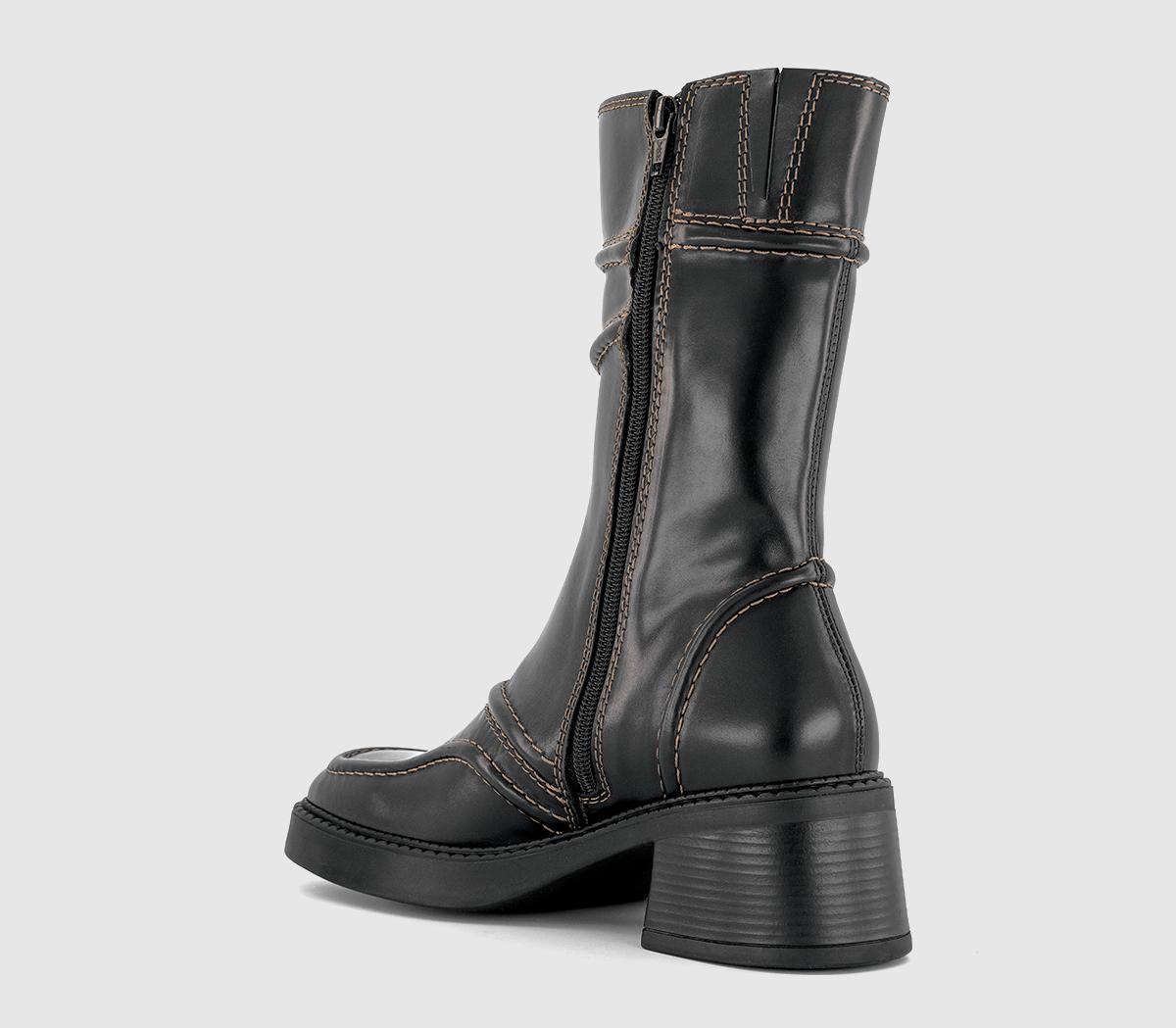 MiistaMaelene Ankle BootsBlack Brown