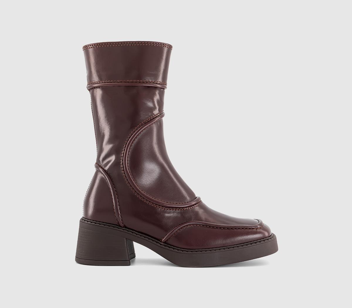 Miista Womens Maelene Ankle Boots Brown, 5