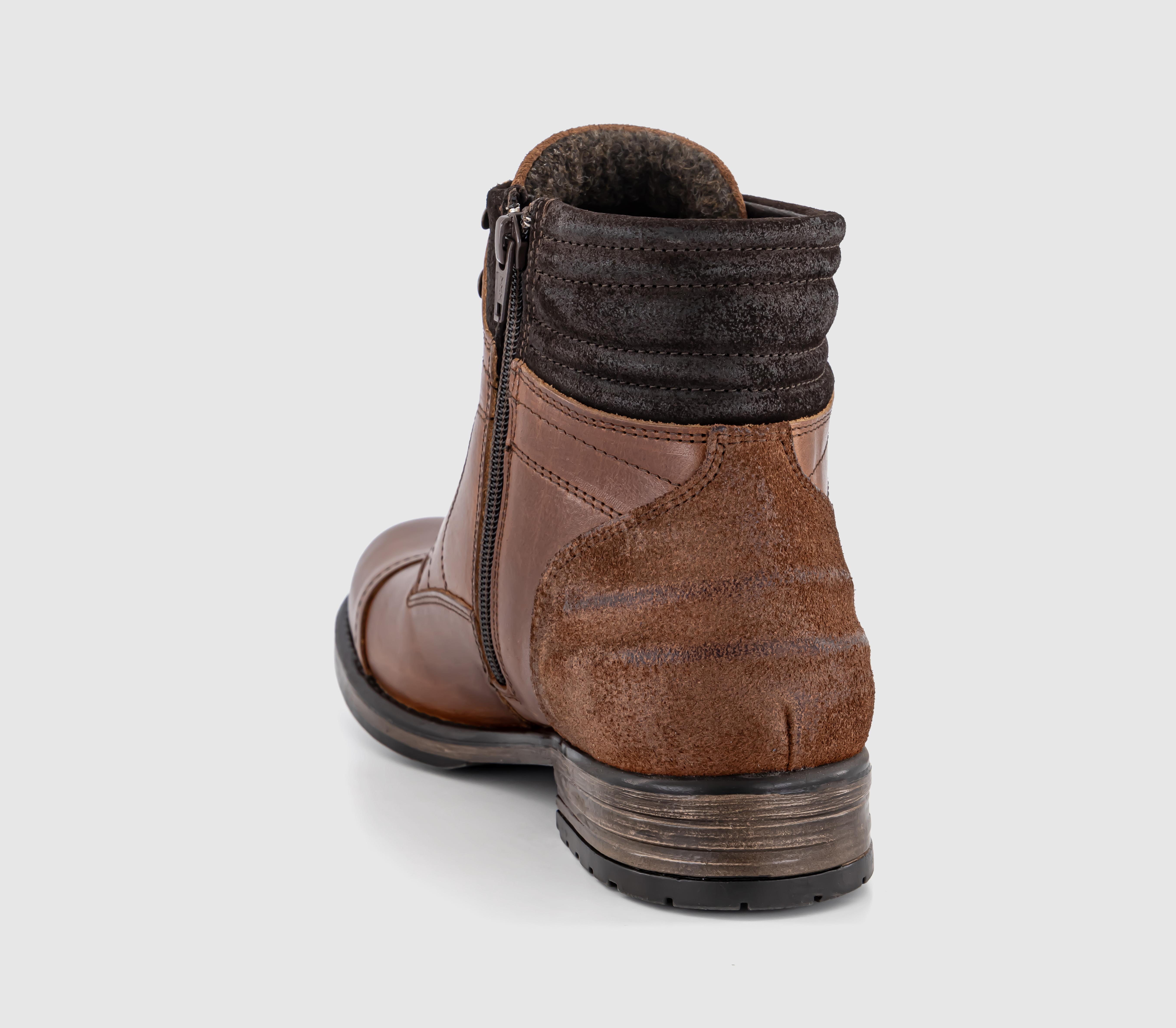OFFICEBrecon Toe Cap BootsBrown Leather