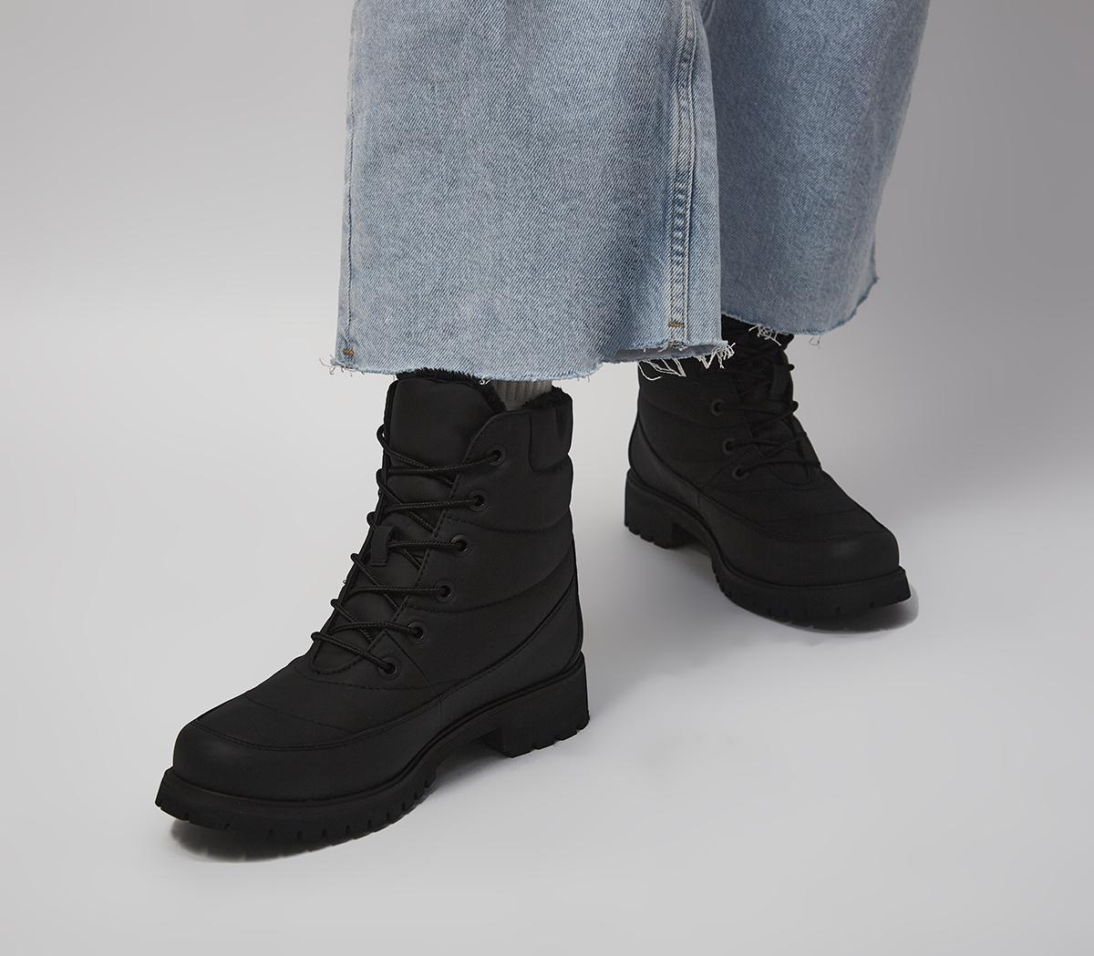 TimberlandLyonsdale Puffer BootsBlack