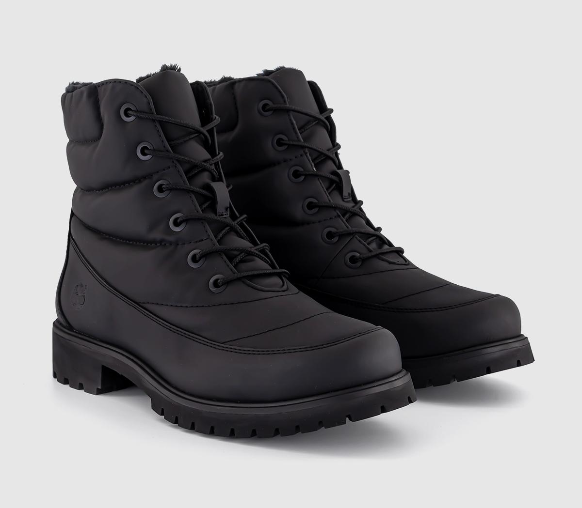 Timberland Lyonsdale Puffer Boots Black, 6