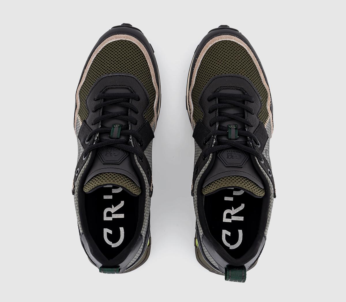 CRUYFFSuperbia Hex TrainersBlack Taupe Dark Olive Deep Green