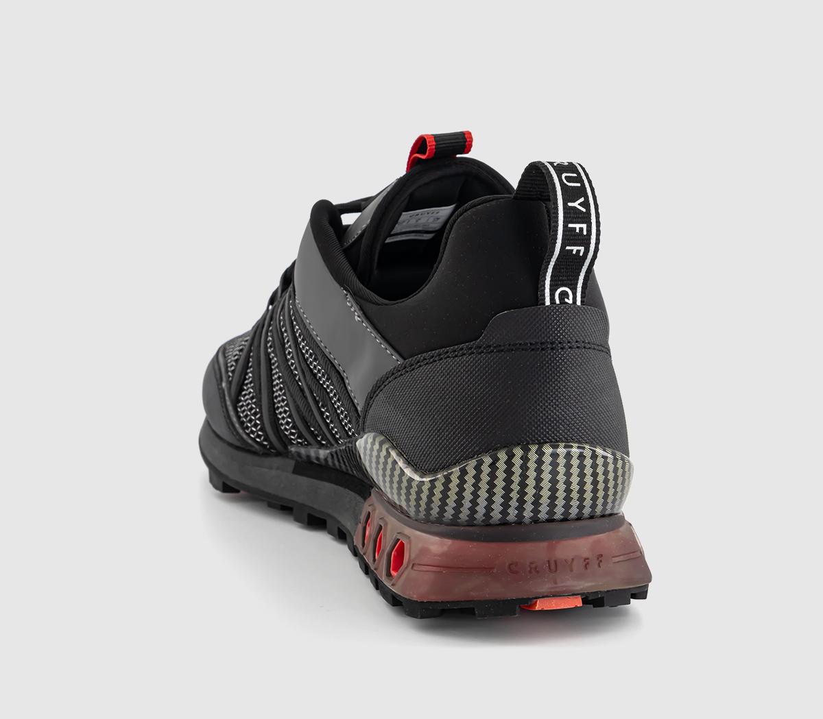 CRUYFF Feria Hex Trainers CRUYFF Feria Hex Trainers Black Red