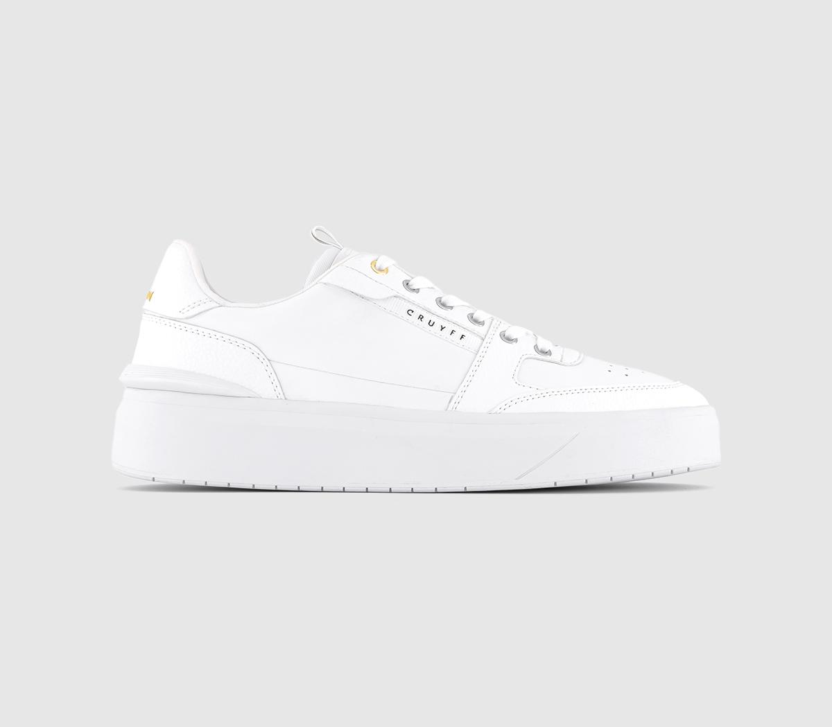 White cheap tennis trainers