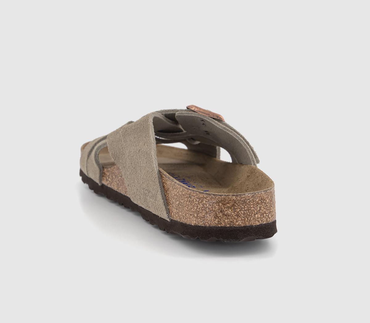BIRKENSTOCKLugano Sandals Taupe Suede