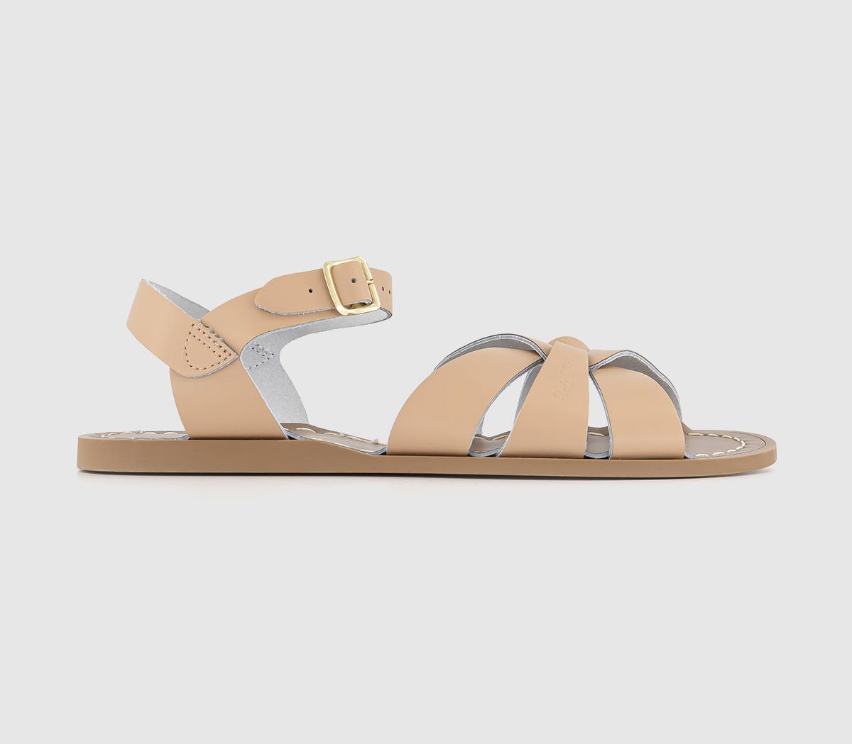 Salt-water Womens Salt Water Original Sandals Latte Natural, 4