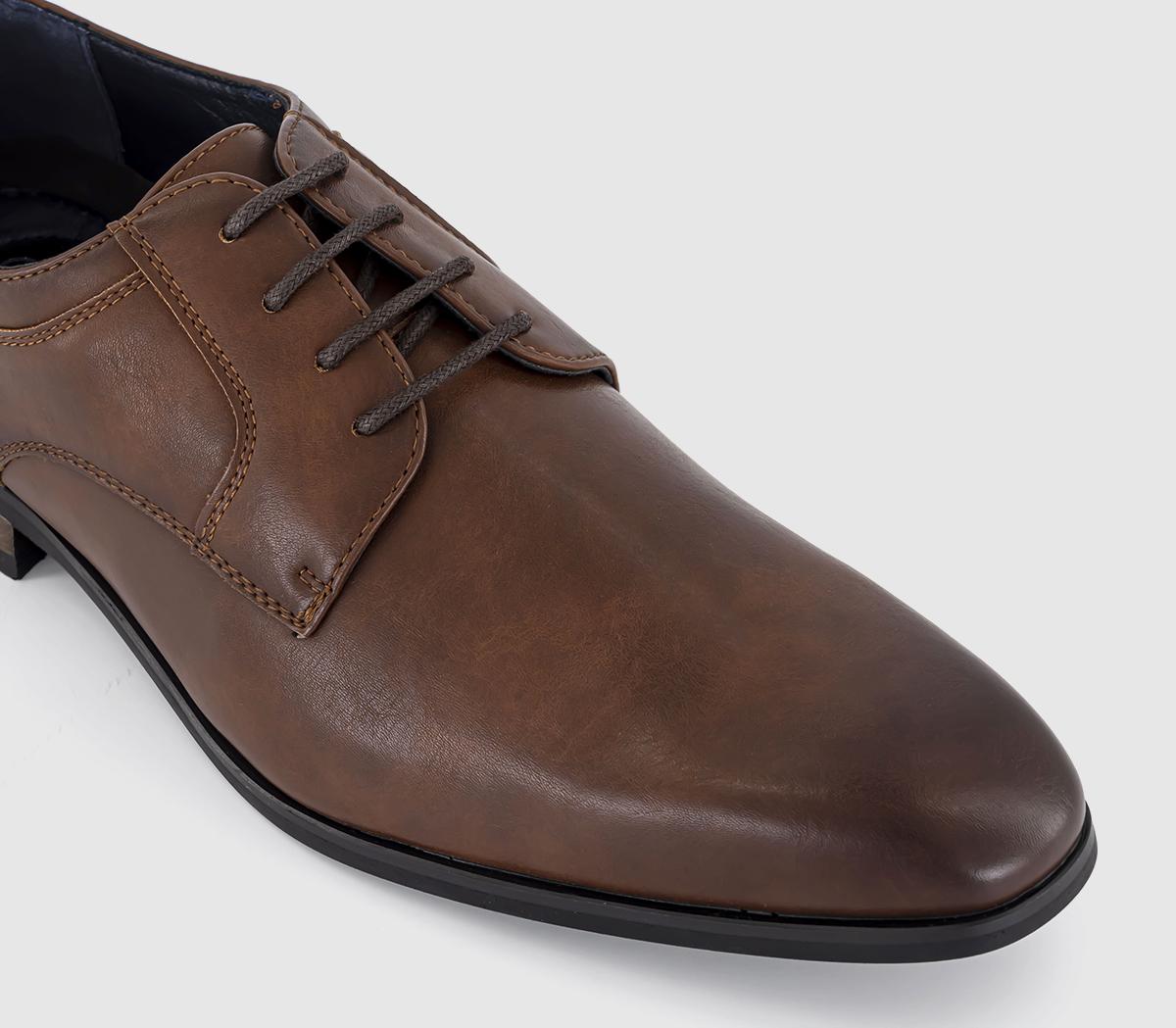 OFFICEModena Plain Toe Derby ShoesBrown