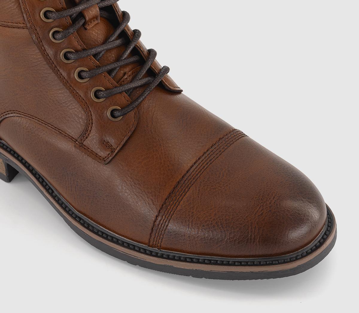 OFFICEBellamy Borg Lined Buckle BootsBrown