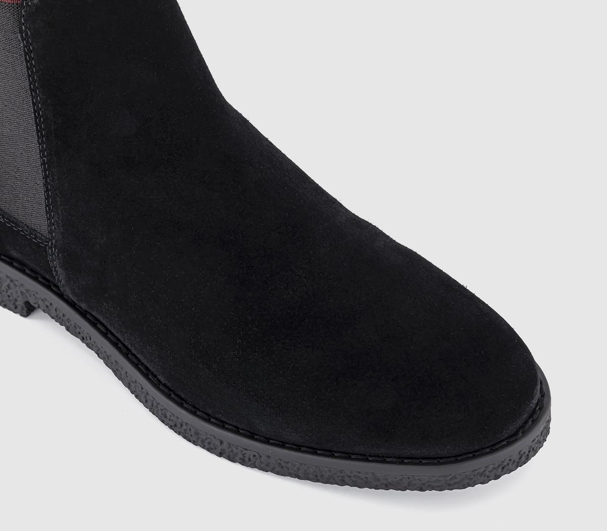 OFFICEBachelor Crepe Look Chelsea BootsBlack Suede