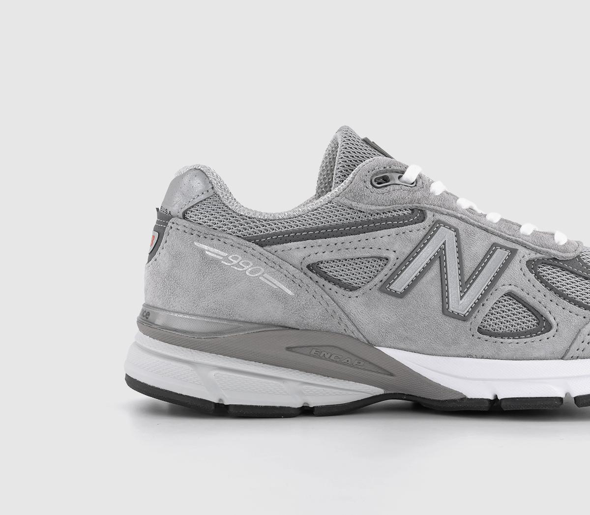 New Balance990v4 Made in USA TrainersGrey
