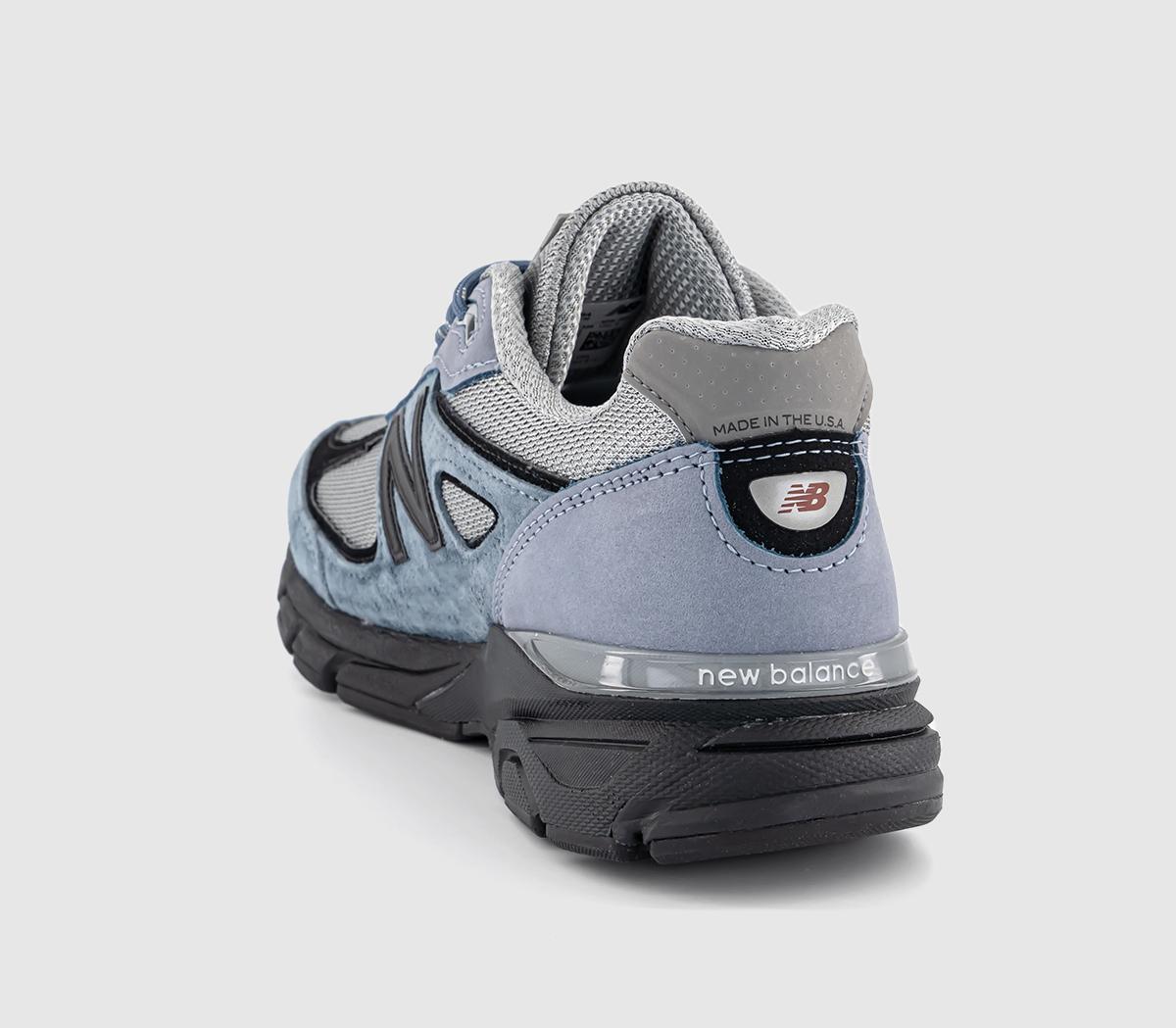 New Balance 990v4 Trainers Artic Grey Black - Men's Trainers