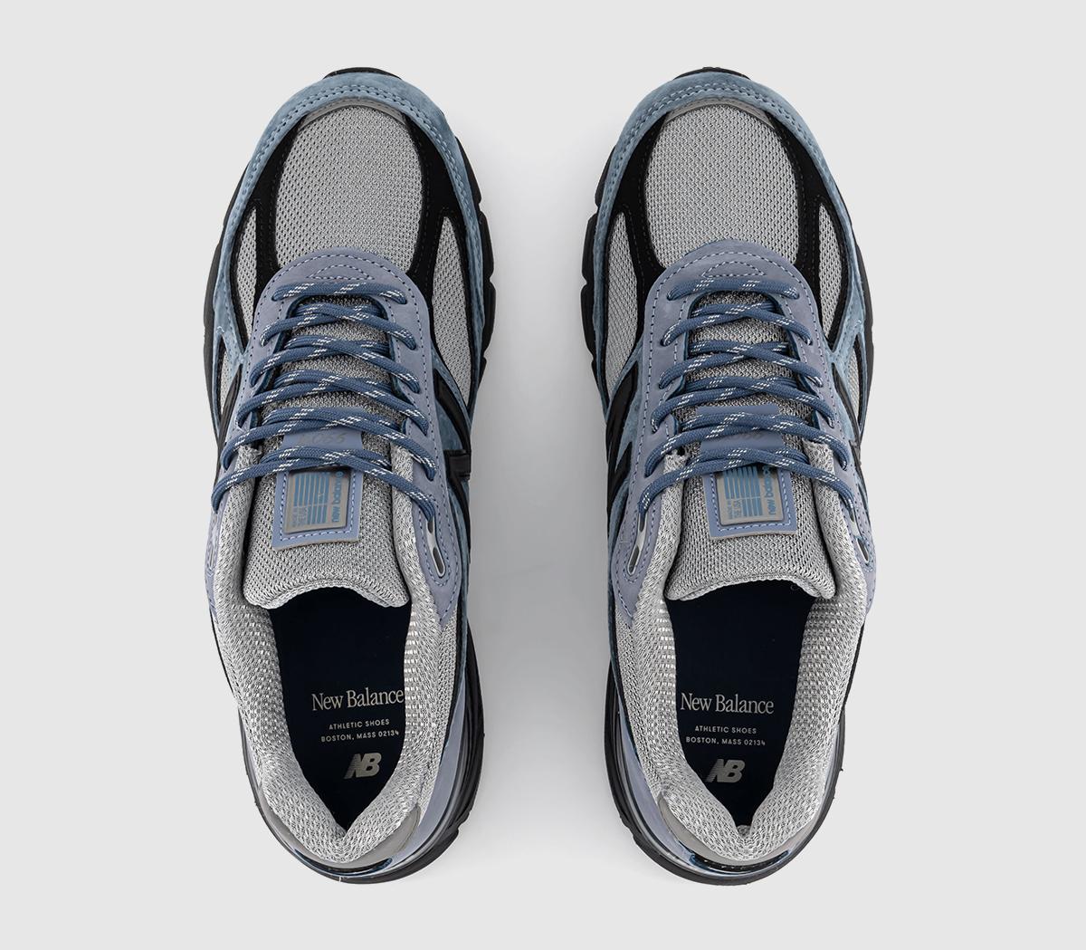 New Balance 990v4 Trainers Artic Grey Black - Men's Trainers