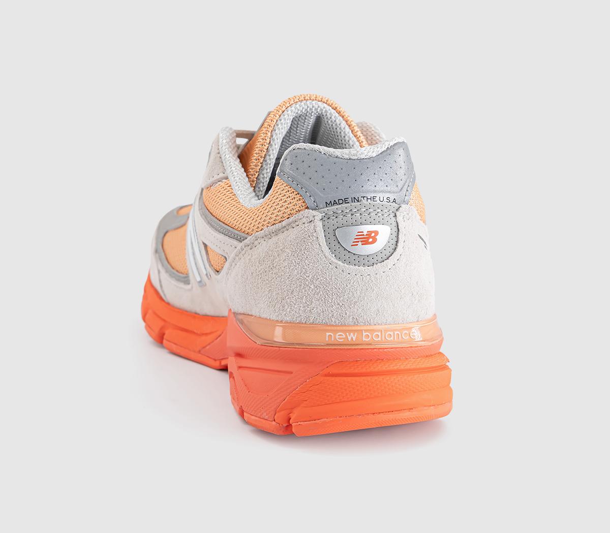 New Balance990v4 Made in USAMoonbeam Orange
