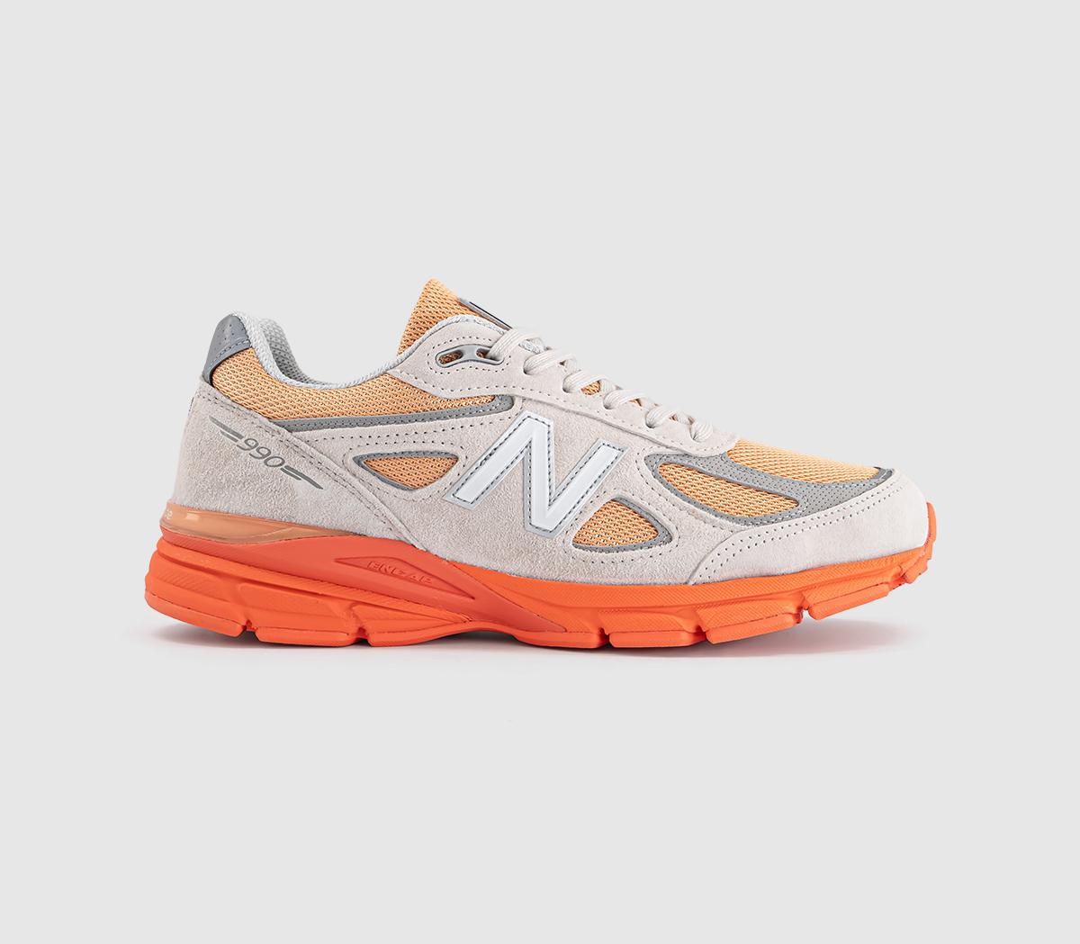New Balance990v4 Made in USAMoonbeam Orange