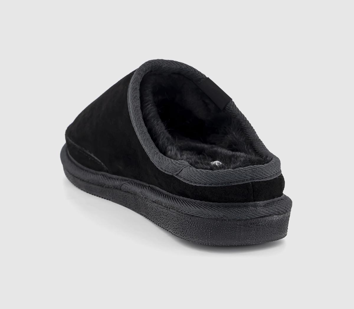 OFFICESpencer Comfort Clog SlippersBlack Suede