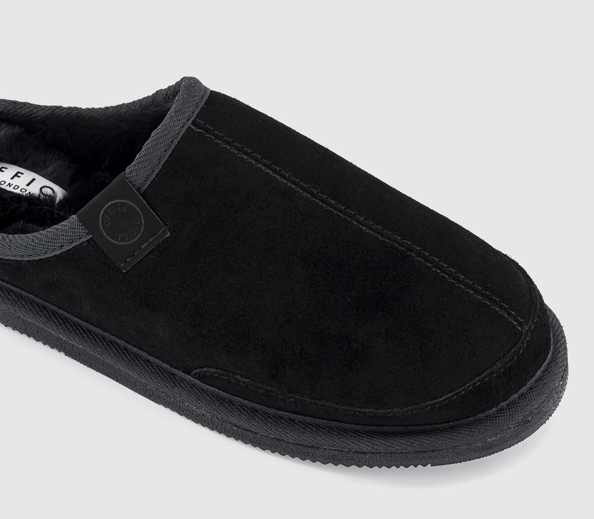 OFFICESpencer Comfort Clog SlippersBlack Suede