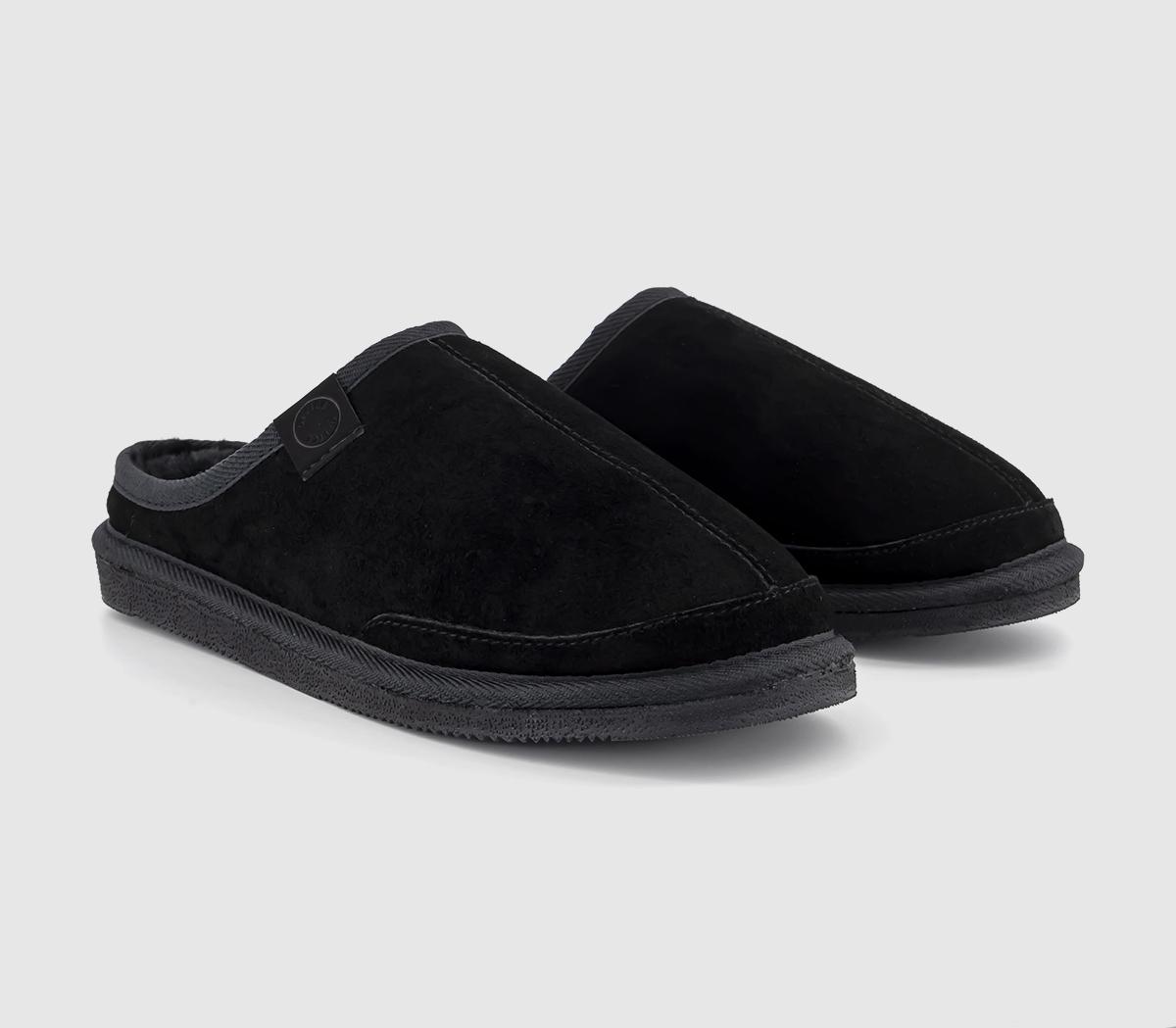 OFFICESpencer Comfort Clog SlippersBlack Suede