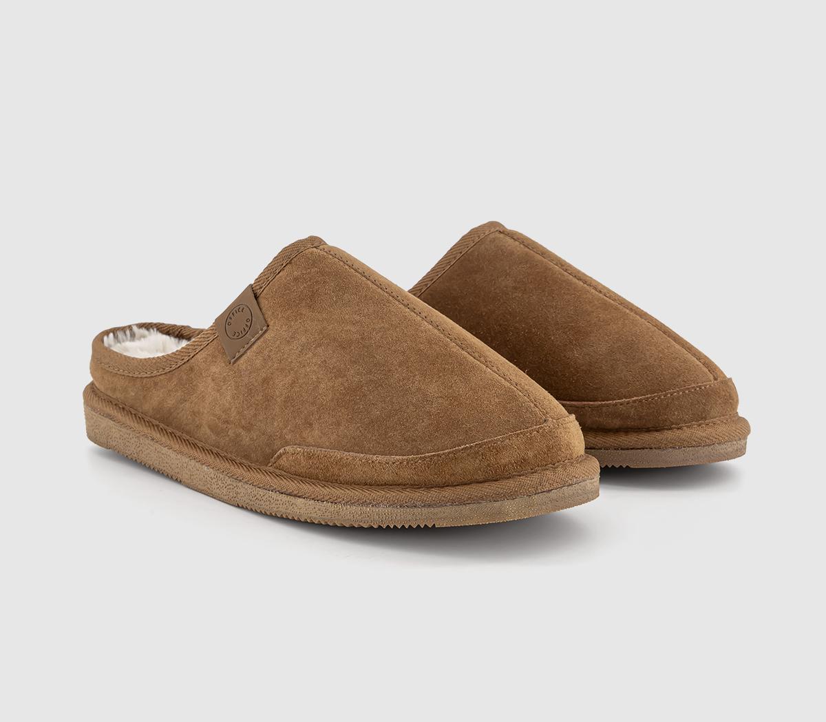 OFFICESpencer Comfort Clog SlippersTan Suede