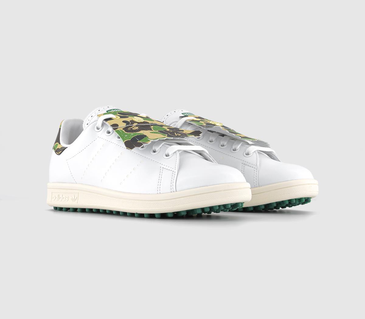adidas Bape X Adidas Golf Stan Smith White Green - Unisex Sports
