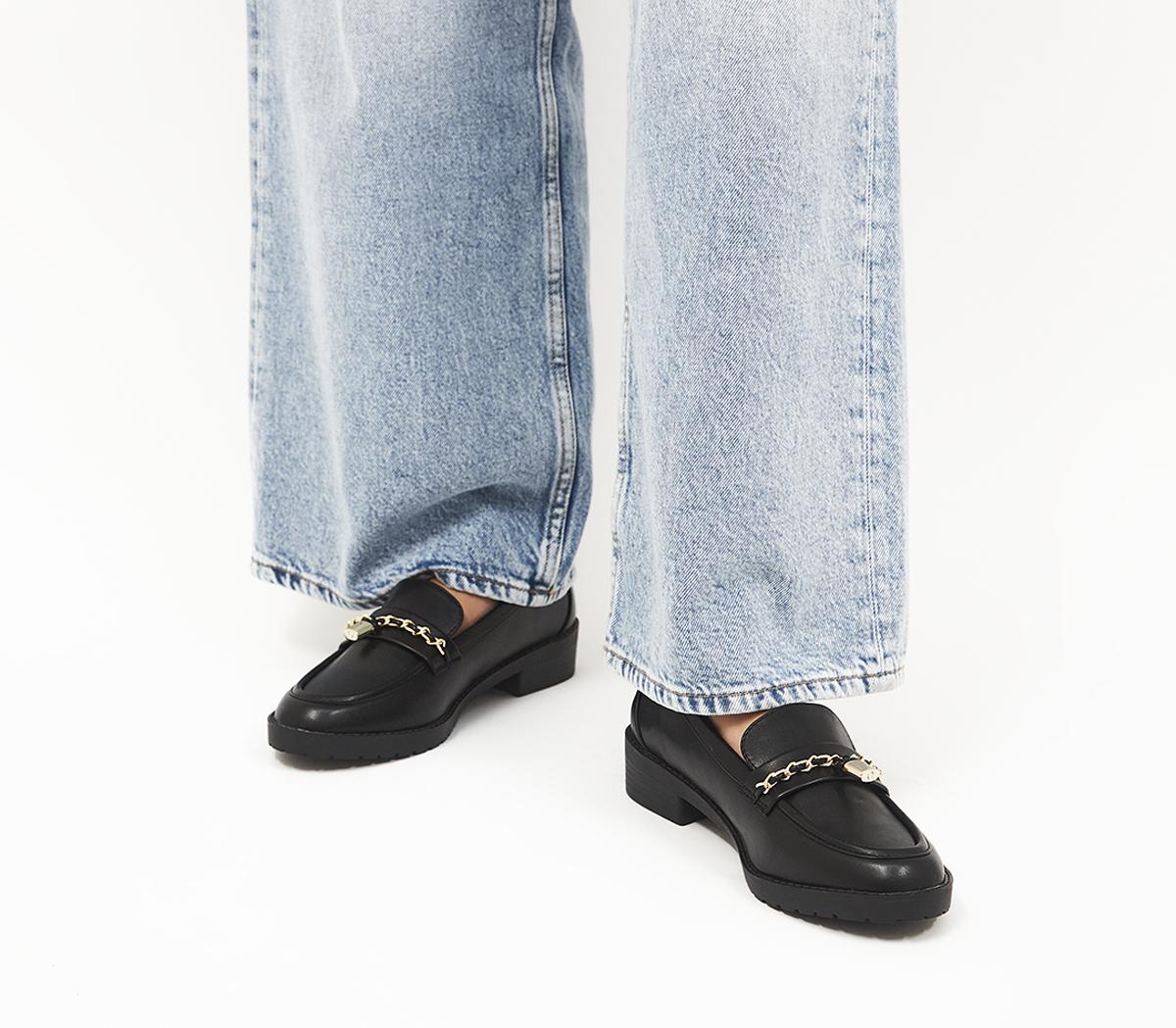 OFFICEFizz Hardware Penny LoafersBlack