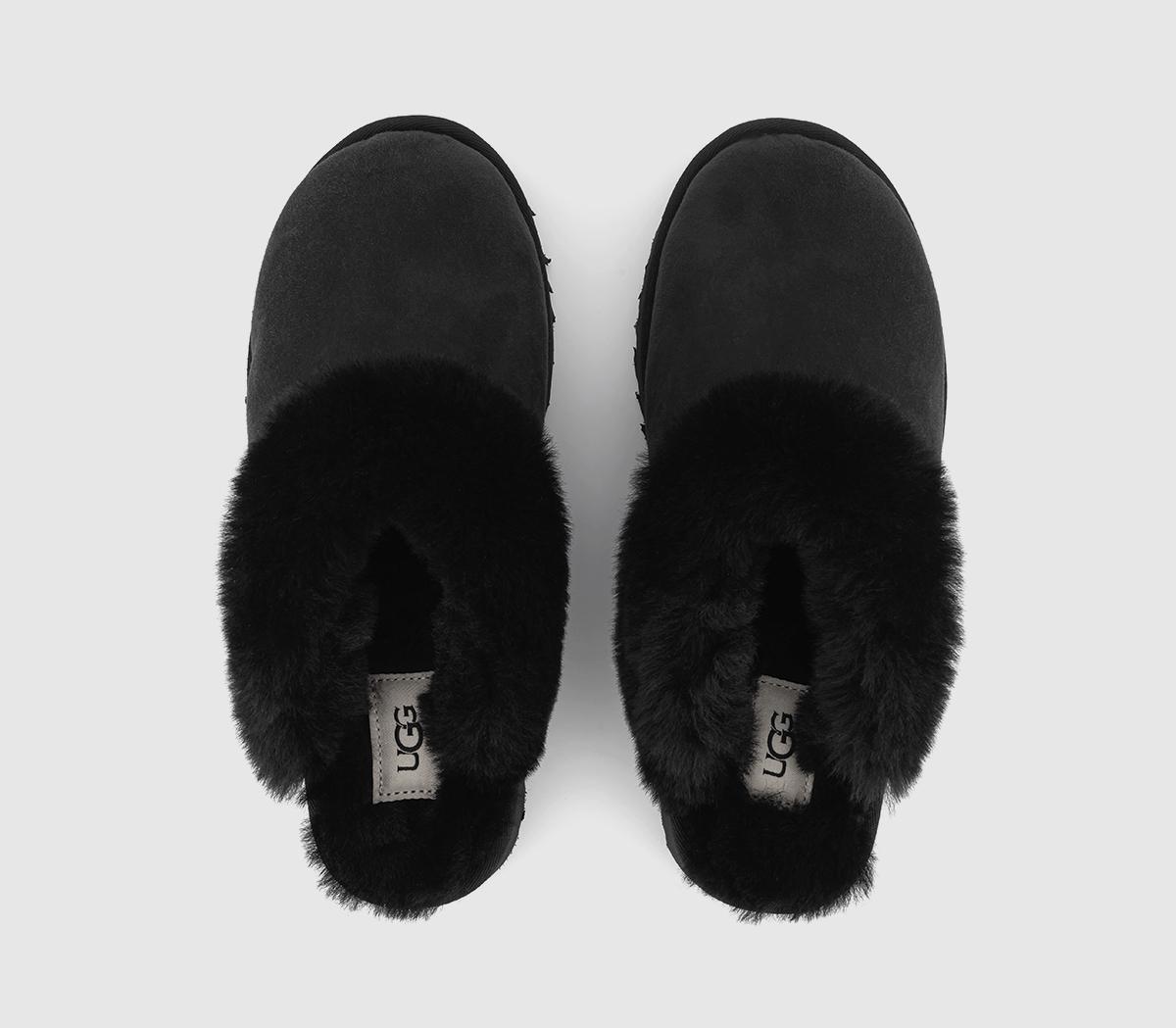 UGG Classic Slipper II Black - Flat Shoes For Women