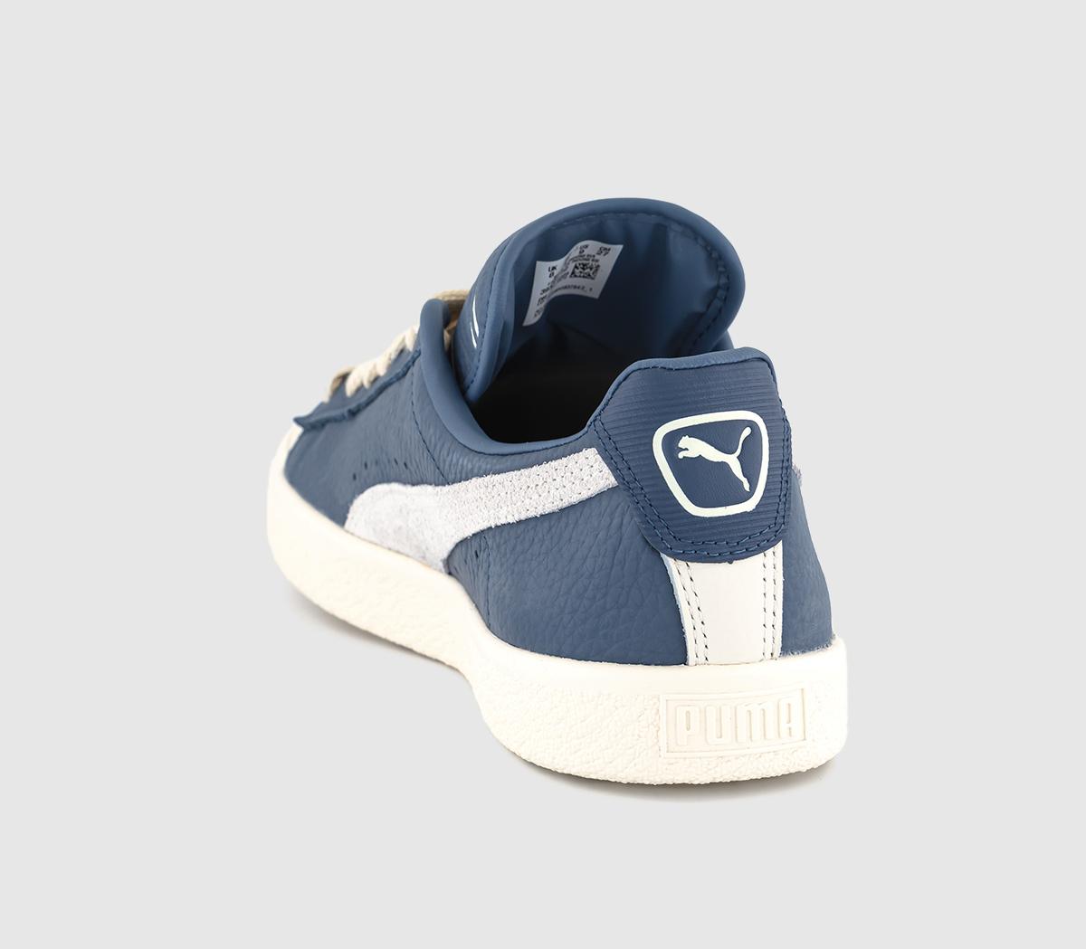 PUMAClyde R3 Rhuigi Trainers Pristine Pristine Inky Blue