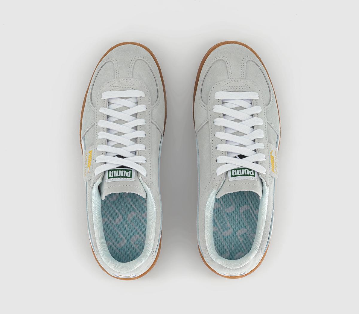 PUMASuper Team OG TrainersLight Blue White Gum