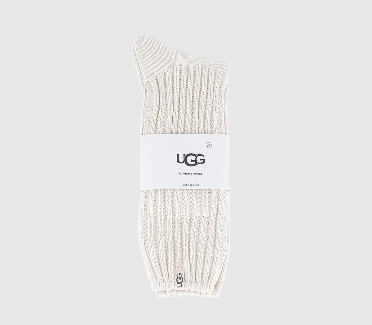 UGG Tyla Slouchy Crew Socks Nimbus - Accessories