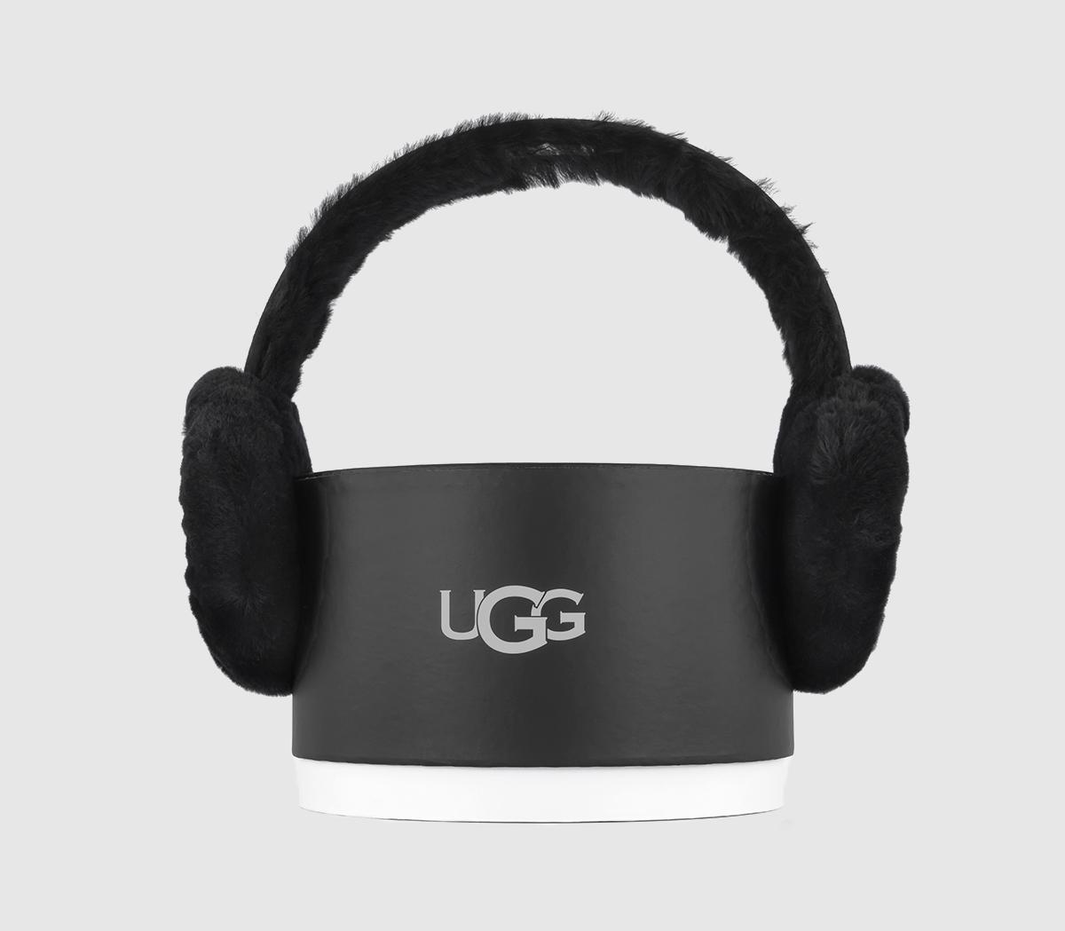 UGG Sheepskin Earmuff Black Accessories
