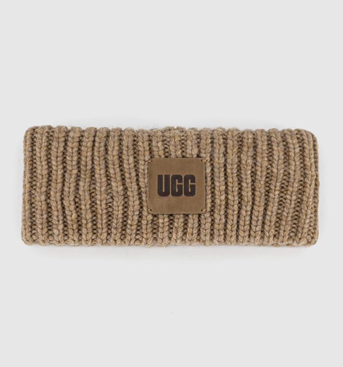UGG Chunky Ribbed Headband Camel