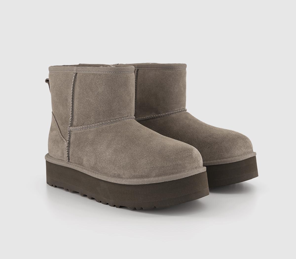 UGGClassic Junior Mini Platform BootsSmoke Plume