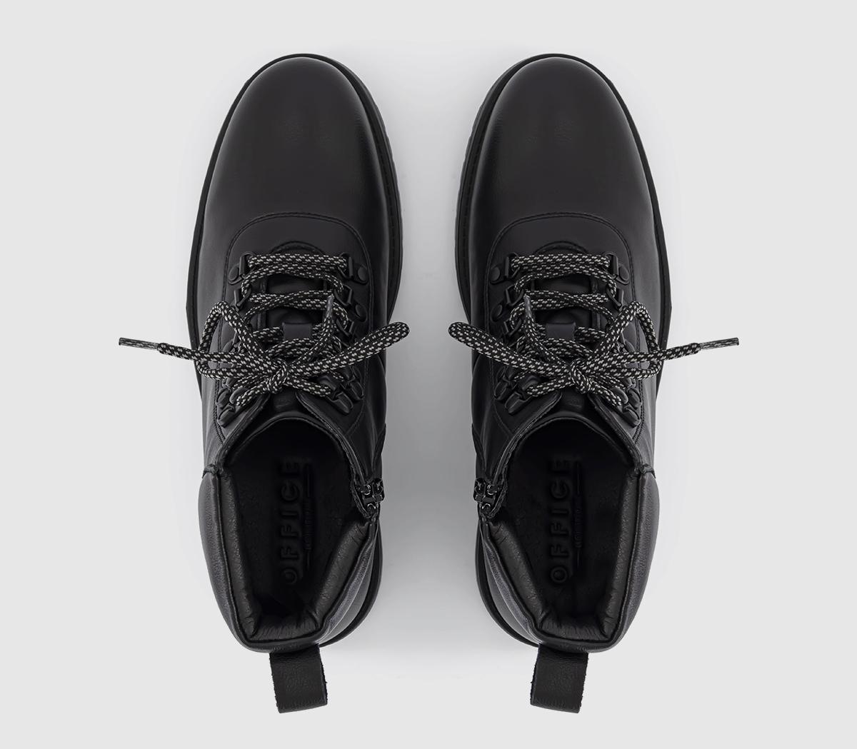 OFFICEBruton Cleated Sole Hiking BootsBlack