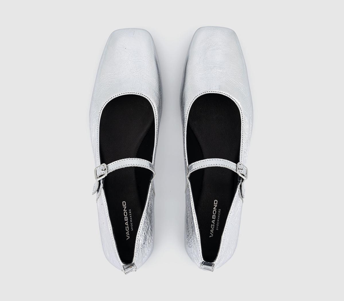 Vagabond ShoemakersDelia Mary Janes Vagabond ShoemakersDelia Mary JanesSilver Metallic Leather