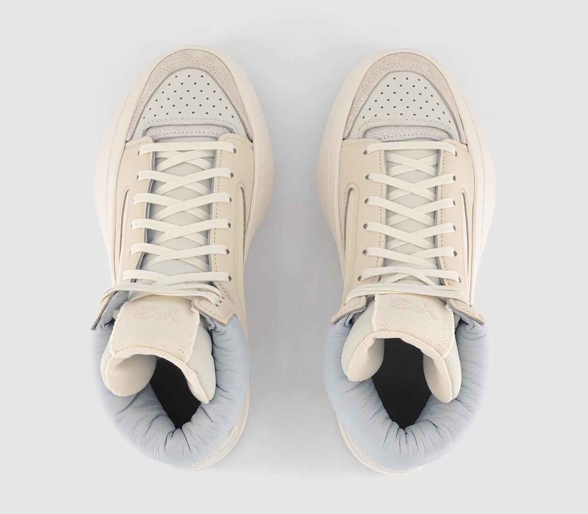 adidas Y-3Y-3 Basketball Hi Trainers Off White Crystal White