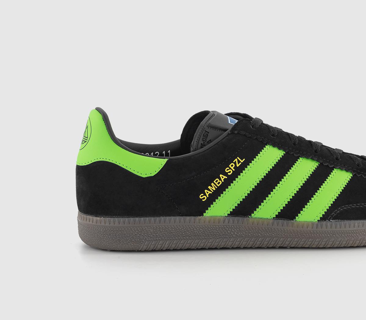 adidas ConsortiumSamba Deco SPZL TrainersCore Black Lucid Lime Gum